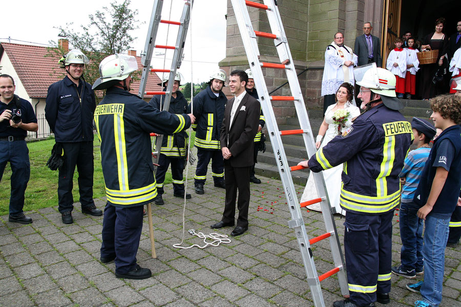 feuerwehr hochzeit